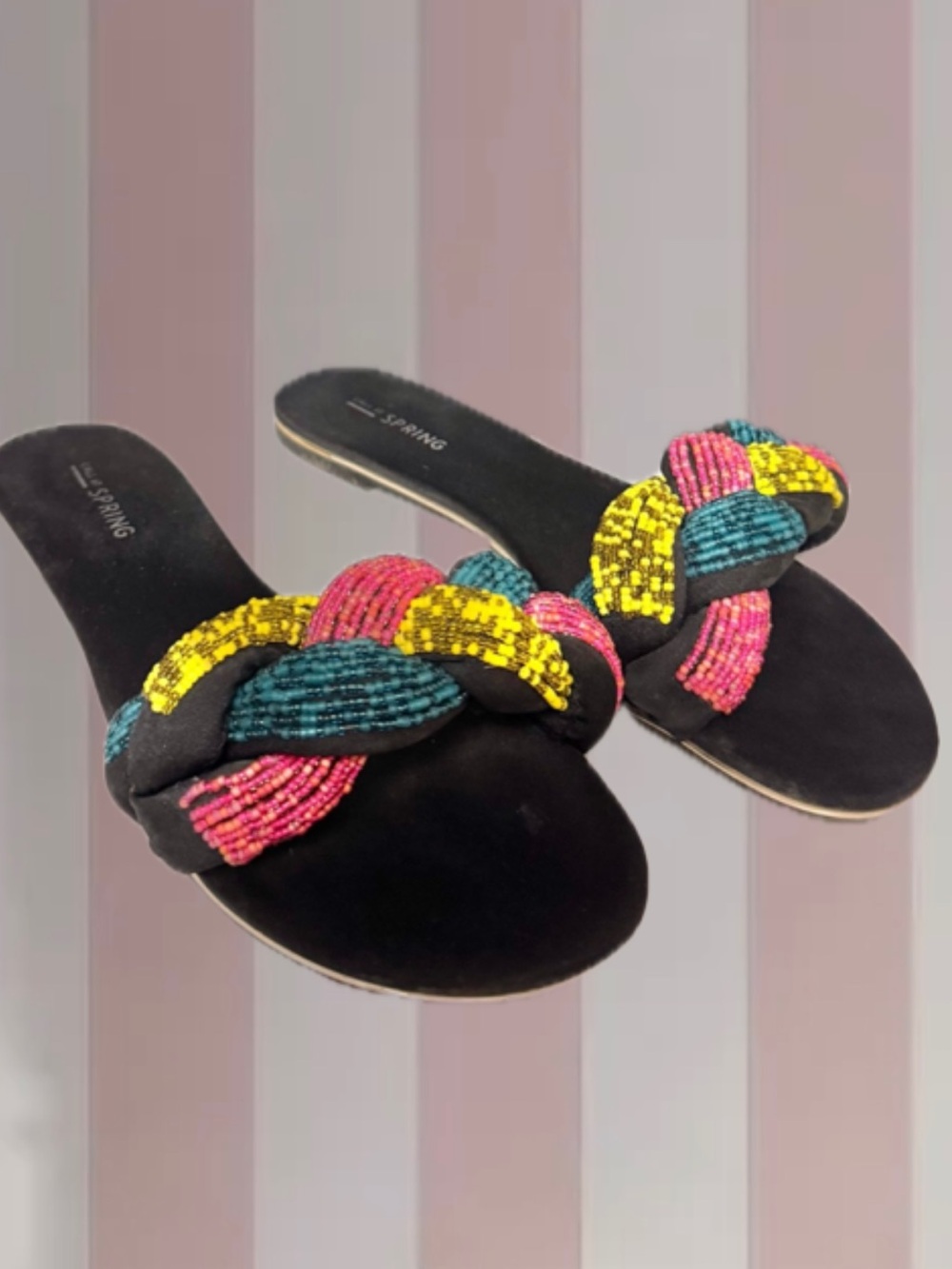 Call it Spring Beaded Summer Sandals